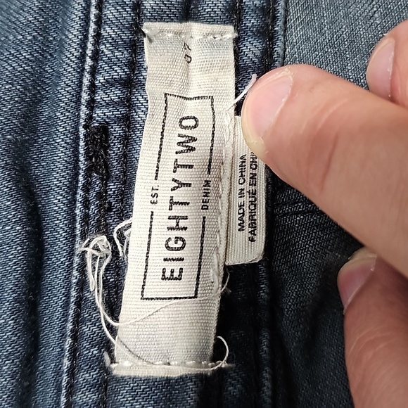 Eightytwo gray 31" waist overall shorts - Picture 6 of 7